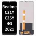 Realme C21Y / C25Y (4G) (2021) LCD and touch screen (Original Service Pack)(NF) [Black] R-121